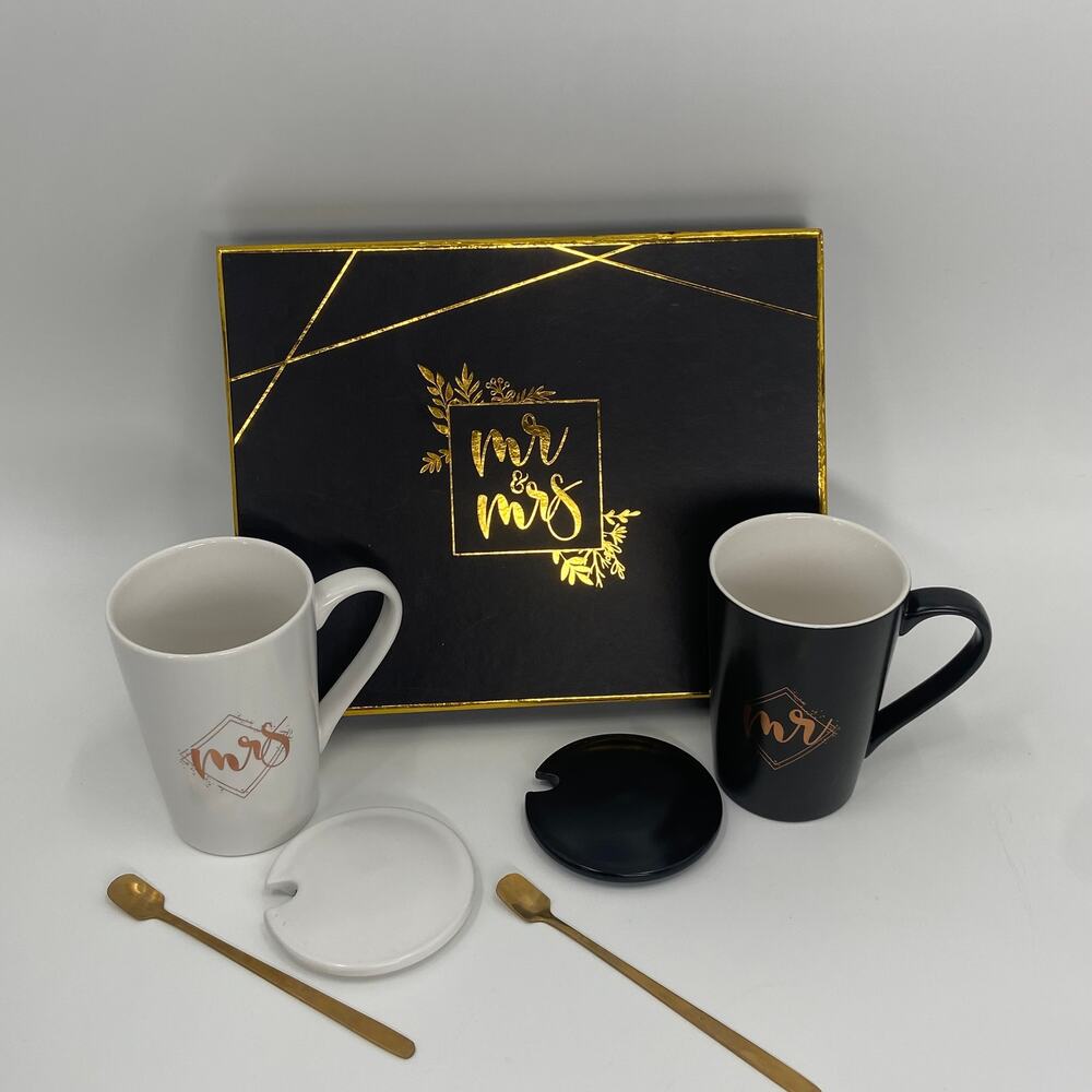 Kedrian Mr and Mrs Mug Set, Perfect Wedding Gift
